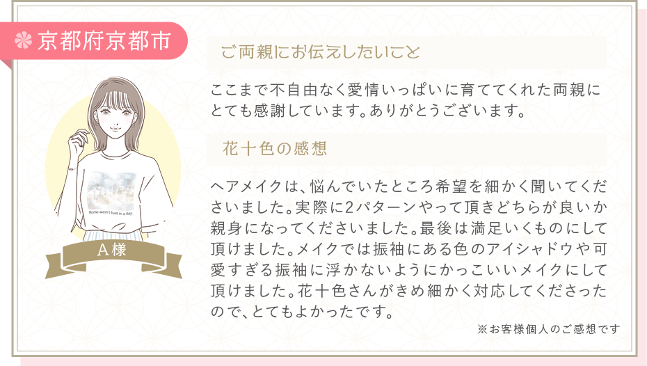 お客様の声