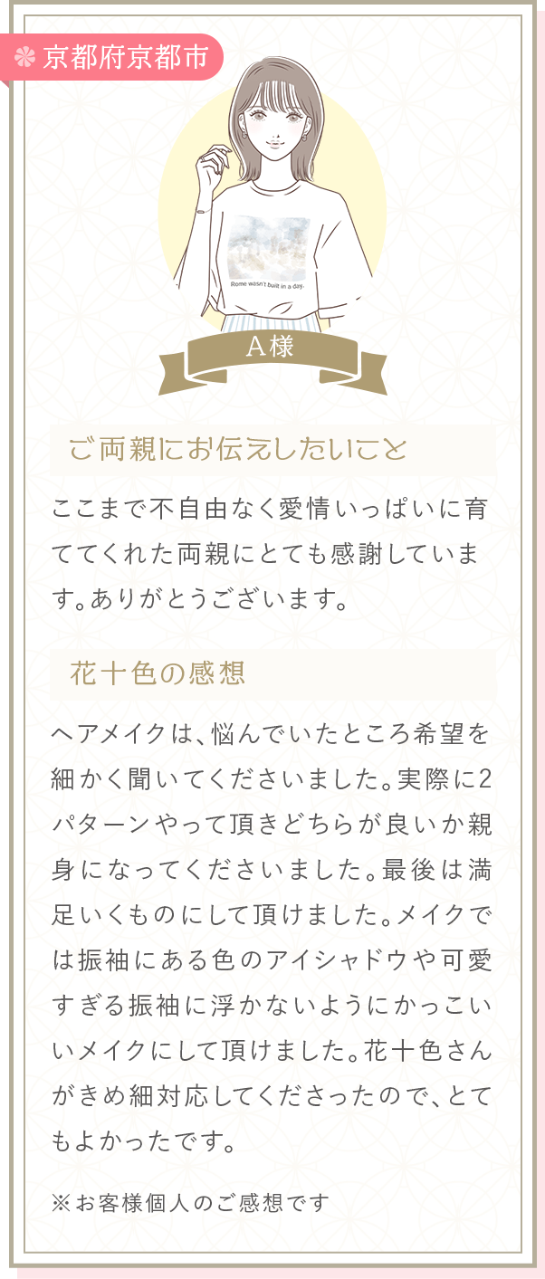 お客様の声