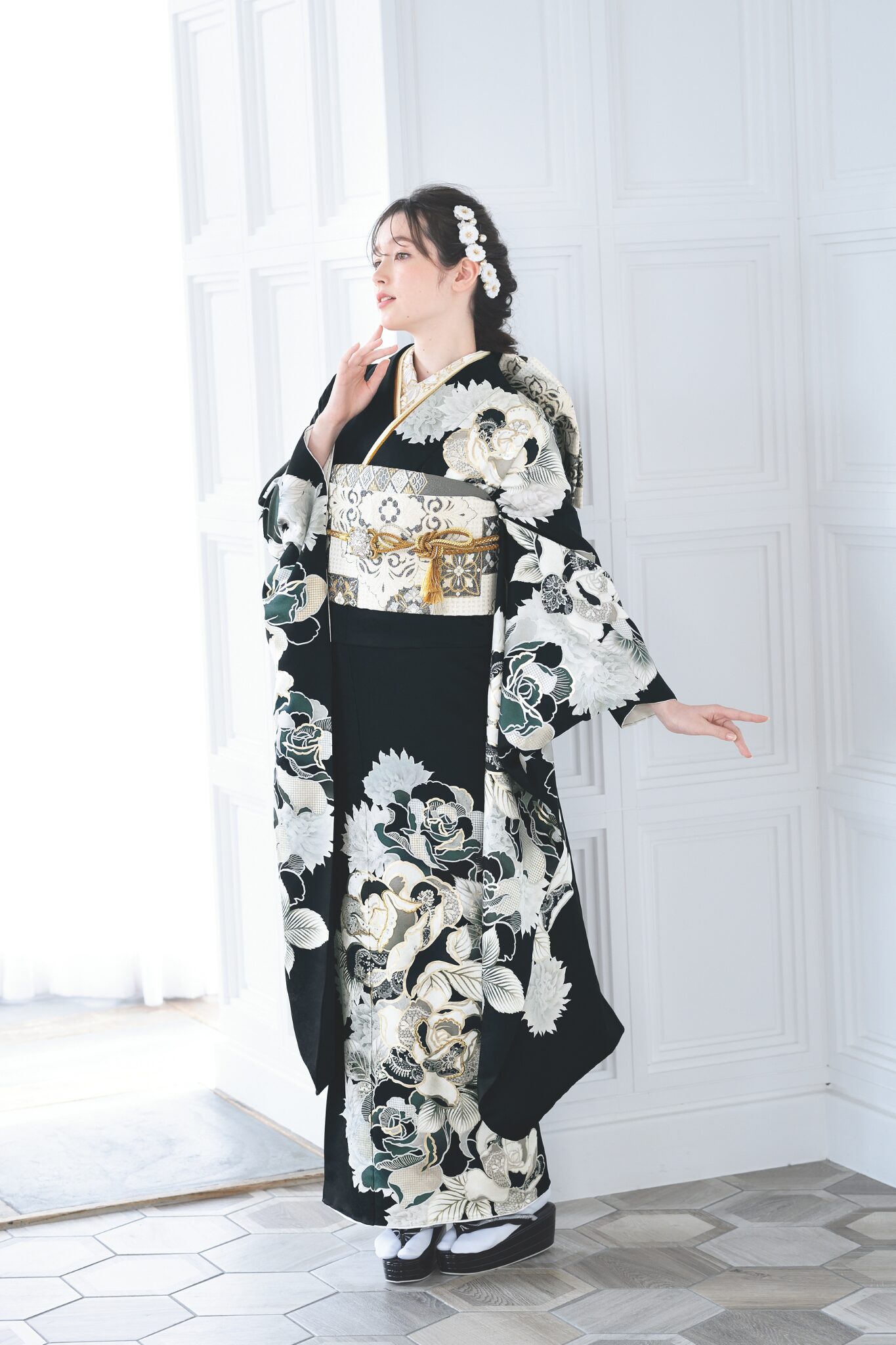 新品京都帯老舗細尾謹製西陣美術織正絹多色織古典工芸立